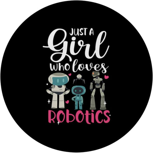Build Robot Droid Builder PopSockets Standard PopGrip - Just A Girl Who Loves Robotics