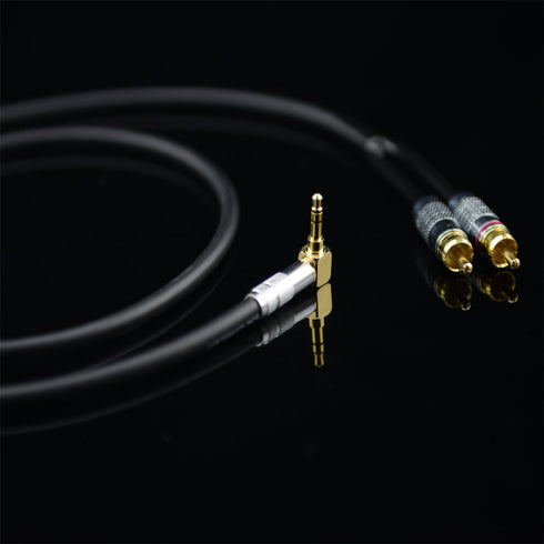 Primeda Audiophile Audio Cable, Stereo 3.5mm Male to 2 RCA Male Hi-Fi for MP3, CD Speakers, Home Theater (6 Feet)