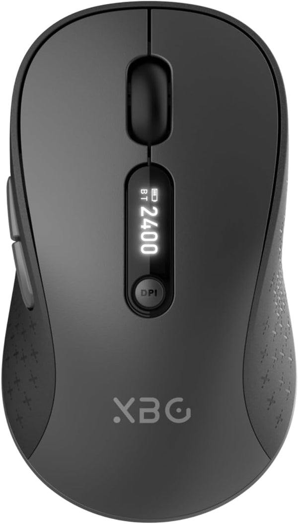 XBG B15pro Wireless Bluetooth Mouse, Bluetooth 5.0/4.0 & 2.4G Tri-Mode, Type-C Rechargeable with