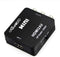 HDMI to RCA 1080P Converter Adapter, HDMI to AV 3RCA Composite Video Audio with USB Charge Cable (Black)