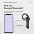 Bluetooth Headset for Cell Phone, Wireless Bluetooth 5.1 Earpiece, Hands-Free Earphones with Charging Case for Office