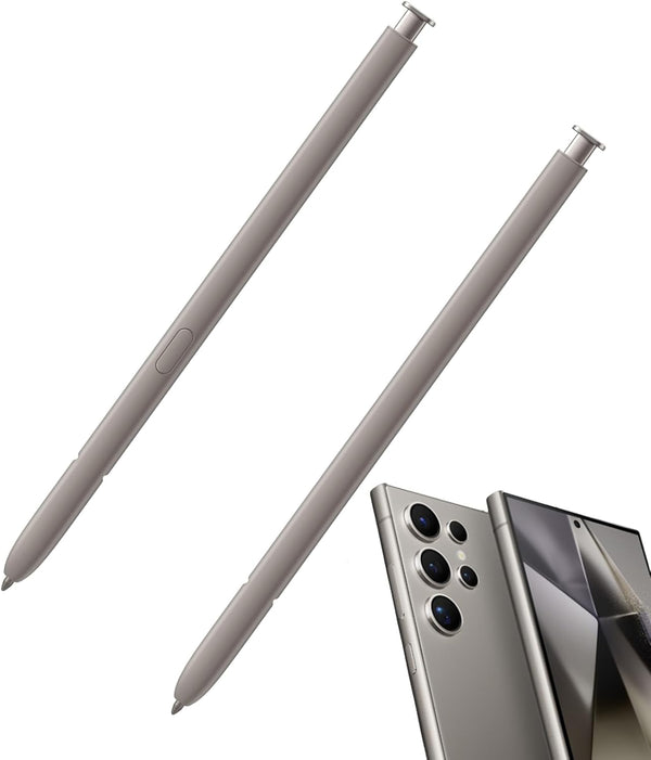 2 Pack Light Gray Galaxy S24 Ultra S Pen Replacement for Samsung Galaxy S24 Ultra 5G Stylus Pen