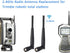 Eightwood 5dBi 2.4GHz WiFi Antenna, RP-TNC Male Antennas (2-Pack) for Trimble Robotic Total Stations, Wireless Router
