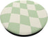 Danish Pastel Aesthetic Green Checkered PopSockets Standard PopGrip