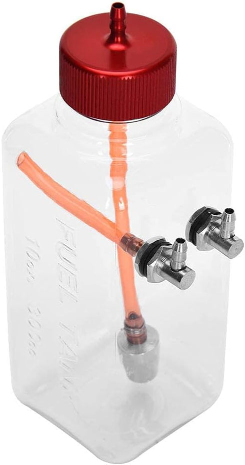 Lsaardth RC Fuel Tank -Remote Control Model Accessory Parts Transparent Plastic Fuel Tank