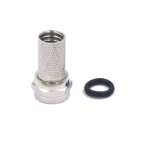 VCE Coaxial Cable Connector 6 Pcs, 3GHz Coax Coupler for Cable Extension and TV Cable Repair, Nickel Plated