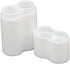 Slimline AAA Battery Case, Soft Durable Material - Pack of 2 (Holds 2 Batteries)