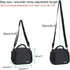CADeN Compact Waterproof Camera Shoulder Bag for Nikon, Canon, Sony SLR/DSLR, Black
