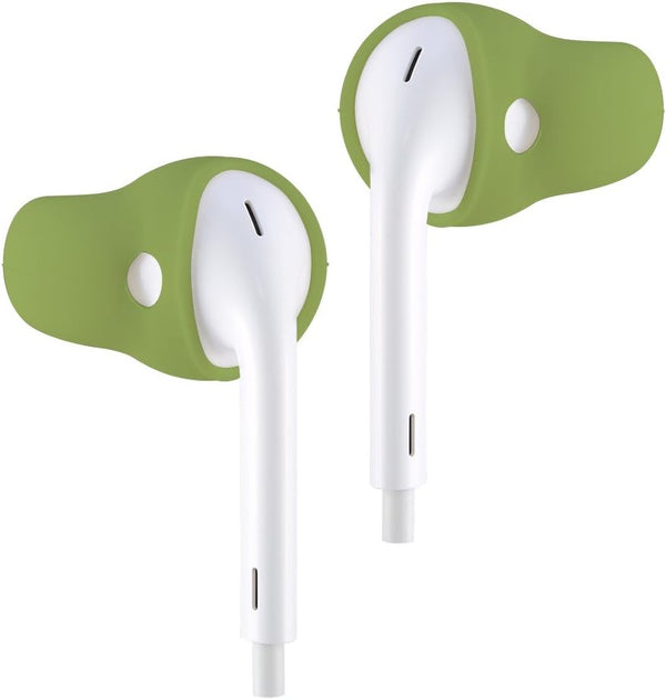 ACOUS Design Purest Earbuds Covers, Anti-Slip Sport Covers Compatible with Apple EarPods and AirPods (Olive Gray)