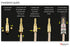 Nakamichi Excel Series 24k Gold Plated Banana Plug 12 AWG - 18 AWG Gauge Size 4mm for Speakers, Amplifier, Hi-Fi AV
