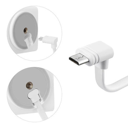3-Pack V3 90 1 Extension Cable for WYZE Cam Pan Camera, Degree Micro USB Adapter, ft Flat Power Cord