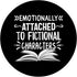 Emotionally Attached To Fictional Characters Novels Reader PopGrip Swappable PopSockets