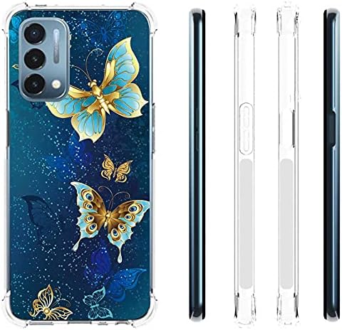 Slim Flexible TPU Case for OnePlus Nord N200 5G, Shock Absorption Rubber Soft Silicone Cover for Girls Women