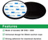 Ramtech Electronics(TM) 90mm Ramtech Electronics Diameter Universal Dash Mount for Mobile Phones, GPS, DVR, Tablets