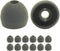 Earphones Plus 6 Pr Black Extra Large Ear Tips Replacement Ear Tips for in