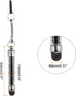 MECCANIXITY 5pcs Mini Crystal Diamond Stylus Pens for Touchscreen Devices, Universal Compatibility (Black)