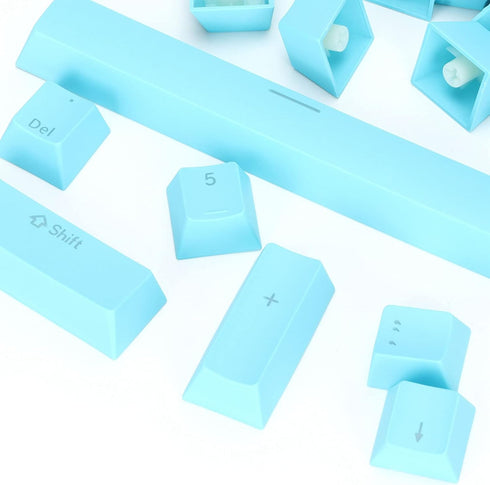 PBT Keycaps, 108 Keys P9 Mechanical Keyboard Key Caps Backlit Character Translucent DIY Keycaps for 61/64/87/104/108
