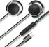 Clip on USB C earphones with microphone, wired earphones with controller function, C-type earphones with subwoofer stereo, compatible with iPad and Android smartphones, suitable for type c devices