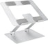 Amazon Basics Sturdy and Portable Ergonomic Laptop Stand for Desk, Height Adjustable Riser with