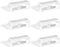 SAVITA 6pcs 20mm Watch Strap Holder Loop, Silicone Watch Band Wristband Keeper Replacement Fastener Rings for Smartwatch