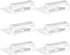 SAVITA 6pcs 20mm Watch Strap Holder Loop, Silicone Watch Band Wristband Keeper Replacement Fastener Rings for Smartwatch