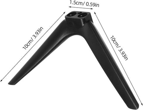 GETAJGHSD 15mm Television Stand Base with No-Drill Design, Dual-Hole Plastic Pedestal Support, Stable Tv Mount Holder
