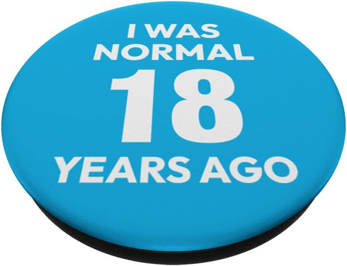 18th Wedding Anniversary Couples Funny Husband Wife PopSockets Standard PopGrip