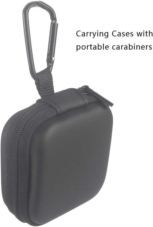 Portable Square Earphone Carrying Case, Mini Pouch Storage for Smartphone Earphone, 2-Pack