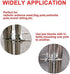 Double Antenna Mast Clamp Heavy Duty Pole to Pole Mounting Kit - V Jaw Block with U-Bolt for TV, CB, Ham Antenna