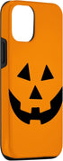 Jack O Lantern Orange Pumpkin Face Halloween Costume Case for iPhone 12/12 Pro