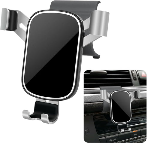 LUNQIN Car Phone Holder for Audi A6 S6 A7 S7 RS6 RS7 2012-2018, Best Phones Mount Cradle for Charging Navigation