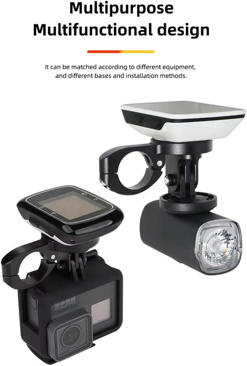 GPS Computer Mount for Aero Bars, TT Bars, or Tri Bars, Compatible with Garmin, Wahoo, CatEye, Bryton