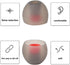 Soft Silicone Earbud Tips - 18 Pairs in Black & Red, S/M/L, Fit Most In-Ear Headphones, Inner Hole 3.8mm-5.5mm.