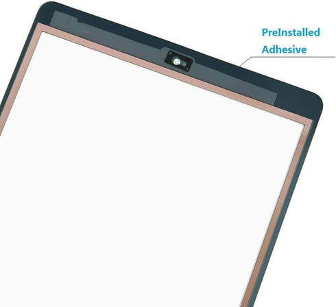 Black Touch Screen Digitizer Repair Kit for iPad 10.2" 2019 (Without Home Button, Tools Included)