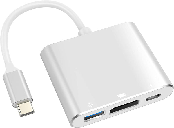 Battony USB C to HDMI Adapter, 4K Multiport AV Converter for MacBook Pro/Air, iPad Pro