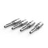 Viborg 8PCS Silver Plated Speaker Banana Plugs, Screw Locking 4MM HiFi Connectors for Speaker Wire, Home Theater,