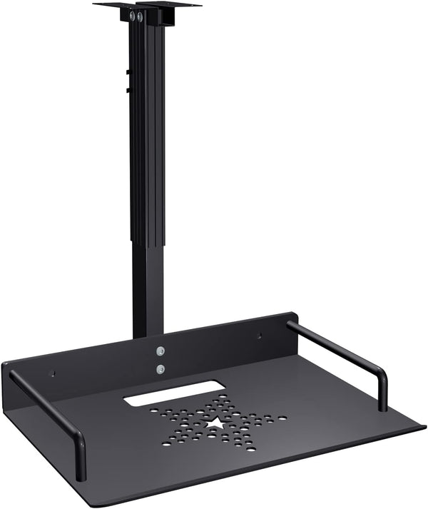 Universal Ceiling Mount with Tray, Adjustable 11.4-22 inches, No Hole Installation, Aluminum Alloy, for Projector/Camera