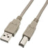 CableWholesale 10 feet USB 2.0 Printer/Device Cable, Beige, Type A Male/Type B