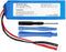 3000mAh GSP872693 Battery Replacement for JBL Flip 3 Splashproof Portable Bluetooth Speaker with Installation Tools