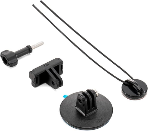 DJI Osmo Action Camera Mount, Black, Compatible with Osmo Action 3 and 4