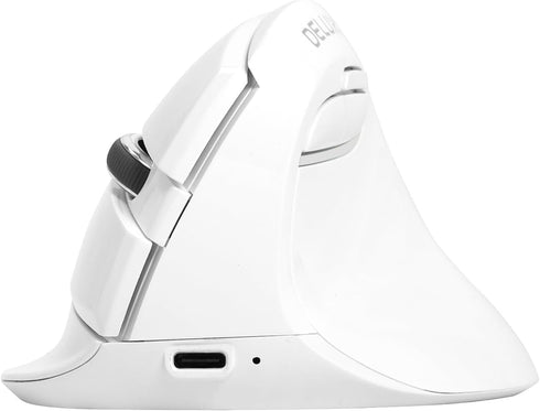 DELUX Wireless Ergonomic Mouse, Vertical Mouse for Small Hands, Silent Click Ergo Mouse,