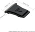 JJC 2Pack Hot Shoe Cover Cap Protector for Canon EOS R50 R10 R8 R7 R6 Mark II R5C R3, Replaces Canon ER-SC2 Cover