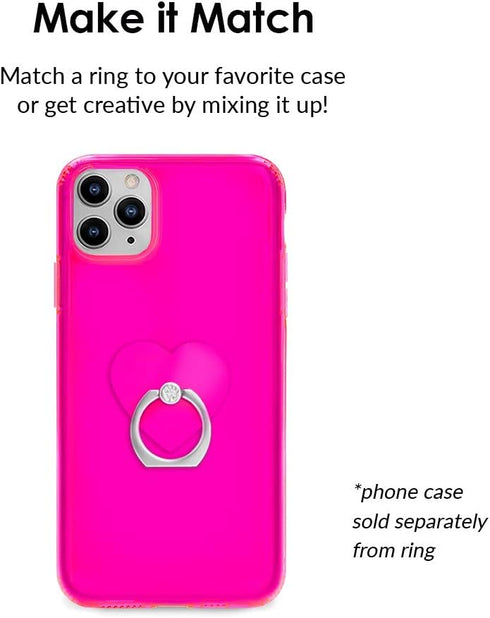Velvet Caviar Cell Phone Ring Holder - Finger Ring & Stand for Improved Grip, Compatible with Most Smartphones