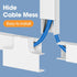 YesBes 315in 20X L15.7in W0.96in H0.57in, Cord Hider Kit, Paintable Cable Raceway, Cord Covers for Wires on Wall, Cord