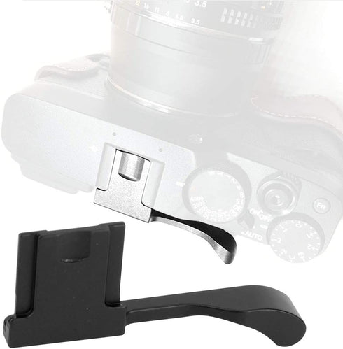 X-100F X-A5 Thumbs Up Grip, Aluminum Alloy Hot Shoe Thumb Up Hand Grip for Mirrorless Camera(Black)