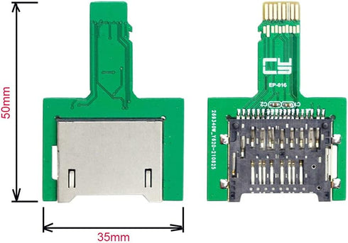Xiwai TF Micro SD Male Extender to SD Card Female Extension Adapter for SD/SDHC/SDXC UHS-III