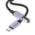 Generic 3ft,USB USB C Printer Cable B to USB C Cable Compatible with MIDI, Piano, MacBook Pro, iPad Pro, HP Canon