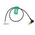 Timecode Jam Cable for Deity TC-1 to RED Epic Scarlet DSMC2 Dragon Gemini Camera, Right Angle Locking 3.5mm TRS to 00B