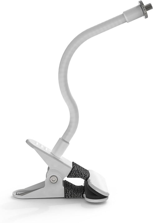 Flexible Twist Clamp Mount Compatible with R-ing Pan Tilt Camera, Flexible Twist Gooseneck Mounting Bracket No Tools or Wall Damage Required (1pack,white)