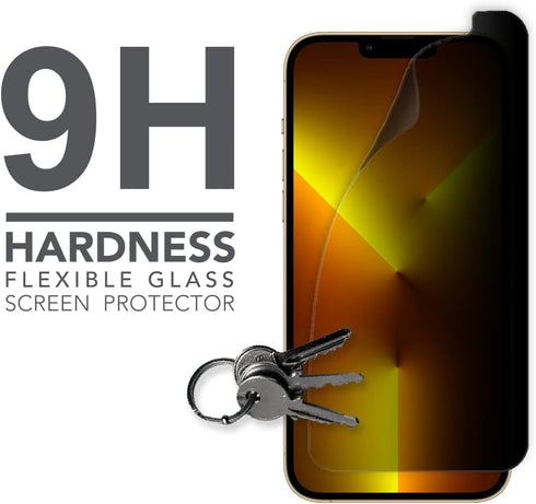 ARMOR Flexible Glass Screen Protector for iPhone 13 Pro Max, Privacy Guard with 9H Hardness